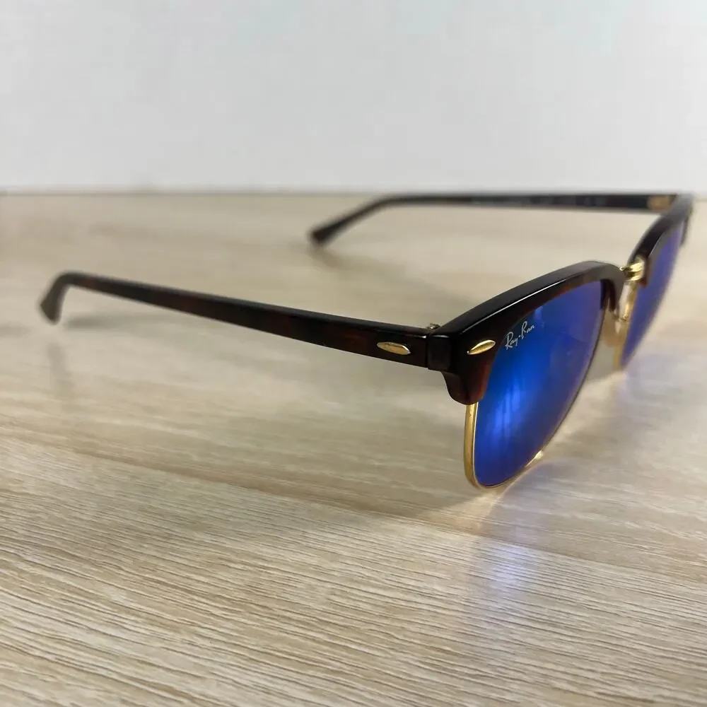 Ray-Ban RB3016 Clubmaster 1145/17 Sunglasses READ DESC 51-21-145 Brown